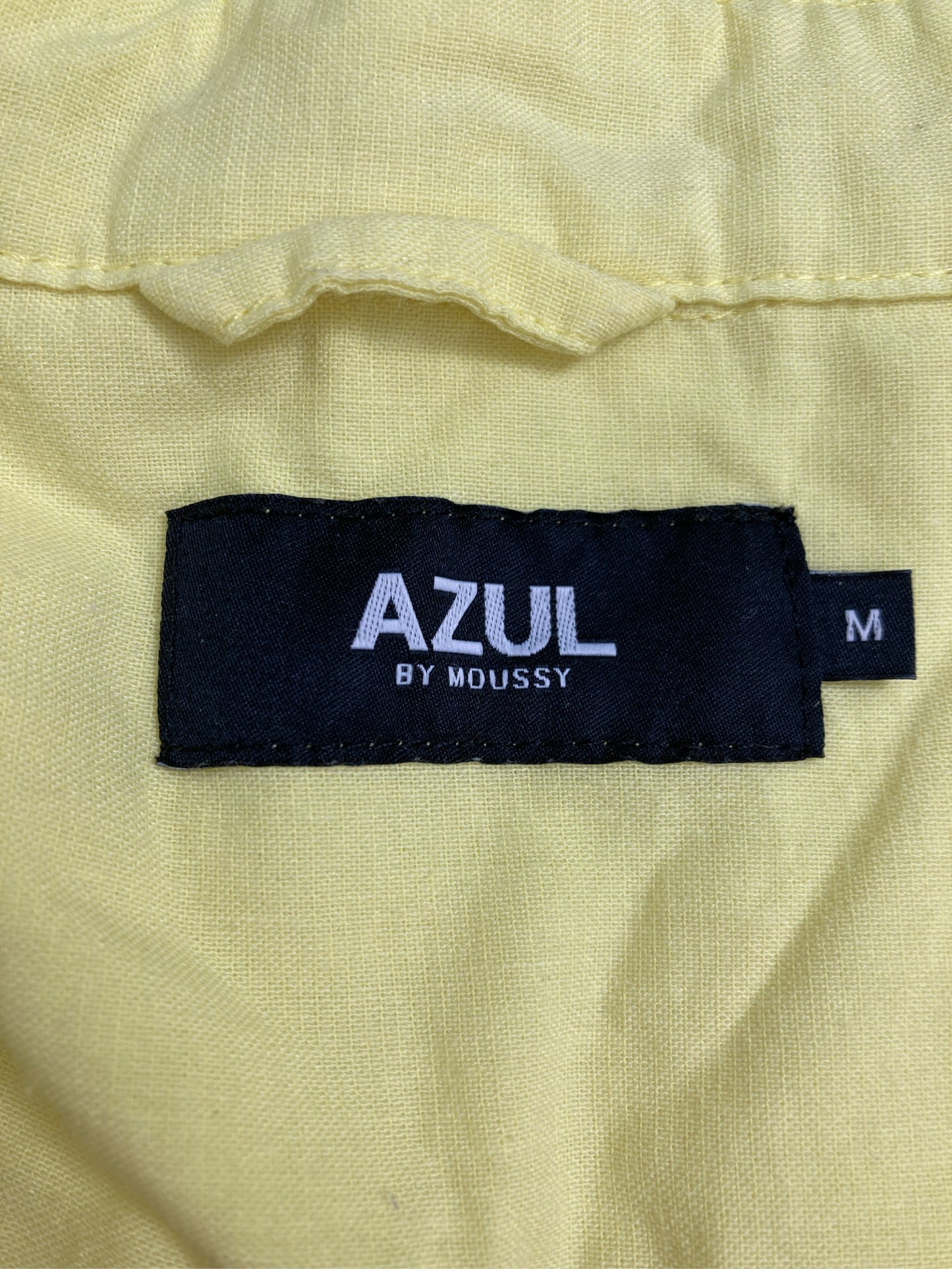 AZUL by MOUSSY/アズールバイマウジー/シャツ/ブラウス/トップス/イエロー/M