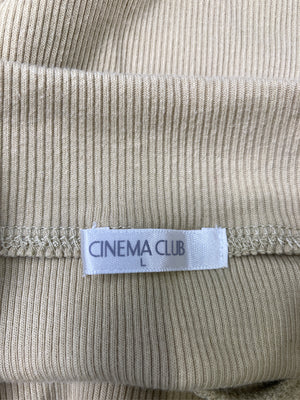 CINEMA CLUB/シネマクラブ/ニット/セーター/トップス/ベージュ/L