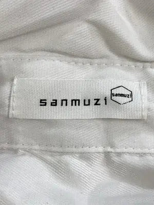 sanmuzi/シャツ/ブラウス/トップス/ホワイト