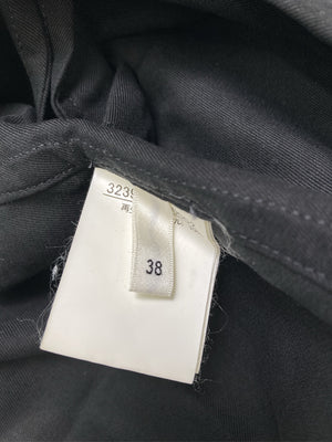 シャツワンピース/ワンピース/ドレス/ブラック/38