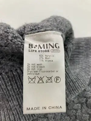 B:MING LIFE STORE/ビーミングライフストア/ニット/セーター/トップス/グレー/M