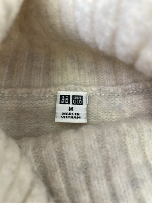 UNIQLO/ユニクロ/ニット/セーター/トップス/アイボリー/M