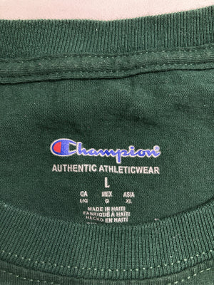 Champion/チャンピオン/Tシャツ/カットソー/トップス/グリーン/L