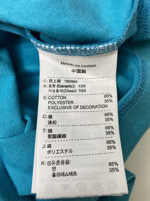 Tシャツ/カットソー/トップス/スカイブルー/180/96A