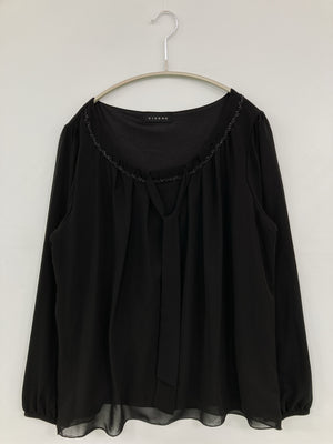 VIVERE/シャツ/ブラウス/トップス/ブラック/L