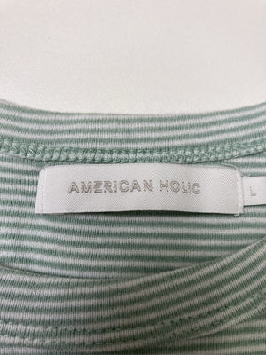 AMERICAN HOLIC/アメリカンホリック/Tシャツ/カットソー/トップス/グリーン/L