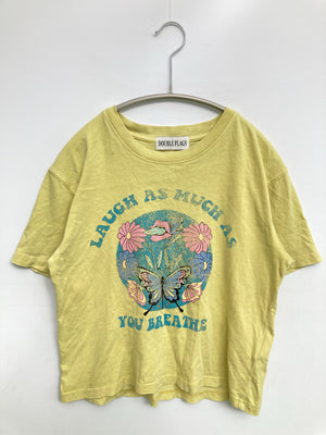 DOUBLE FLAGS/ダブルフラッグス/Tシャツ/カットソー/トップス/イエロー/F