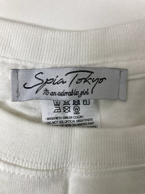 Spia Tokyo/Tシャツ/カットソー/トップス/ホワイト/M