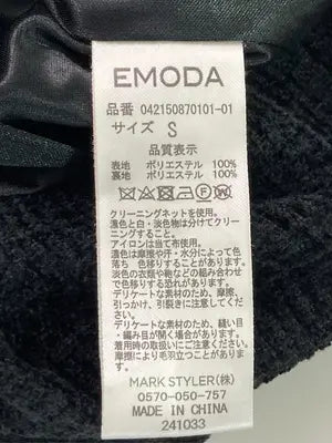 EMODA/エモダ/ショート/ミニスカート/スカート/ブラック/S
