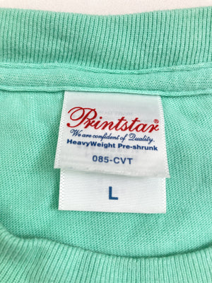Printstar/プリントスター/Tシャツ/カットソー/トップス/ライトグリーン/L