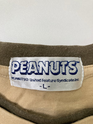 PEANUTS/ピーナッツ/Tシャツ/カットソー/トップス/ベージュ/L