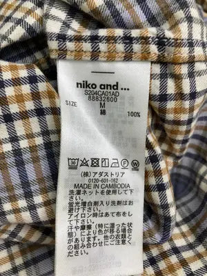 niko and .../ニコアンド/シャツ/ブラウス/トップス/ベージュ/M
