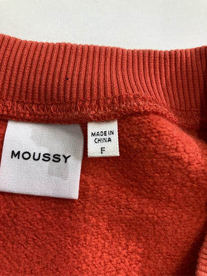 MOUSSY/マウジー/スウェット/トップス/オレンジ/F