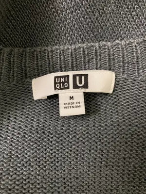 UNIQLO/ユニクロ/ニット/セーター/トップス/グレー/M