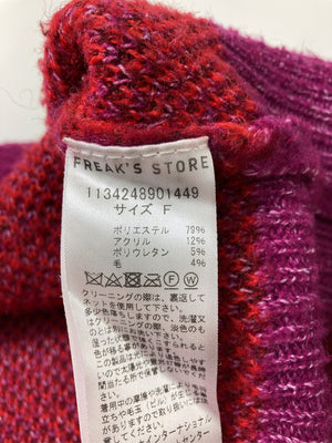 FREAK'S STORE/フリークスストア/ニット/セーター/トップス/レッド/F