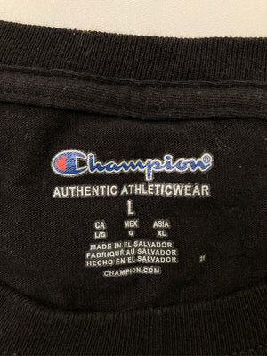 Champion/チャンピオン/Tシャツ/カットソー/トップス/ブラック/L