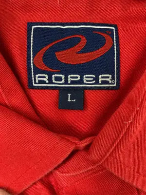 ROPER/シャツ/ブラウス/トップス/レッド/L