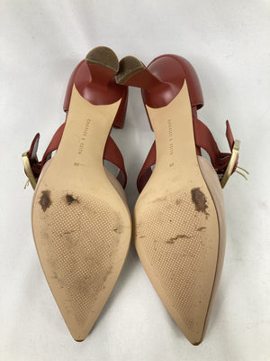 CHARLES&KEITH/チャールズアンドキース/パンプス/シューズ/レッド/38