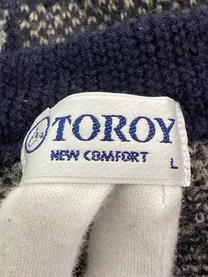 TOROY/トロイ/ニット/セーター/トップス/グレー/L