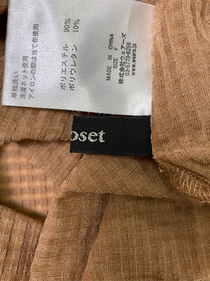 w closet/ダブルクローゼット/Tシャツ/カットソー/トップス/ブラウン/F