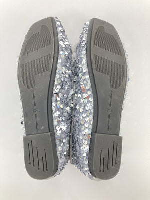 Wang SD/パンプス/シューズ/シルバー/23.5