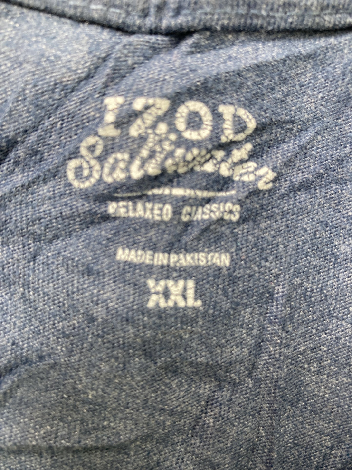 IZOD/アイゾッド/Tシャツ/カットソー/トップス/ネイビー/XXL