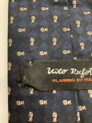 Vito Rufolo/ネクタイ/ファッション雑貨/ネイビー