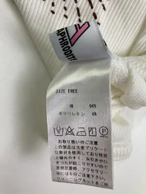 VOLCAN&APHRODITE/ヴォルカンアンドアフロディーテ/Tシャツ/カットソー/トップス/ホワイト/FREE