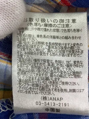 ANAP/アナップ/シャツ/ブラウス/トップス/ブルー/F