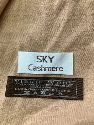 SKY Cashmere/マフラー/ファッション雑貨/ベージュ