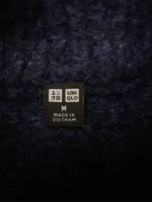 UNIQLO/ユニクロ/ニット/セーター/トップス/ネイビー/M