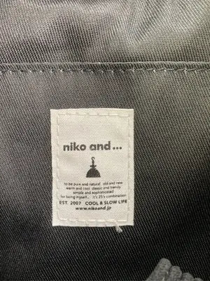 niko and .../ニコアンド/トートバッグ/バッグ/ブラック