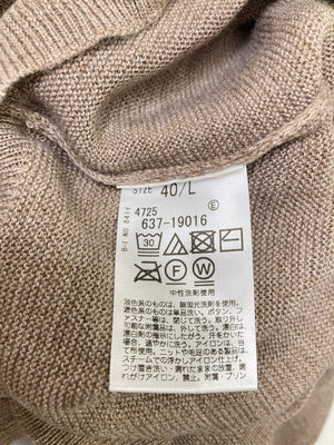 OPAQUE.CLIP/オペークドットクリップ/ニット/セーター/トップス/ブラウン/40/L