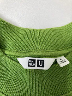 UNIQLO U/ユニクロユー/スウェット/トップス/ライトグリーン/L