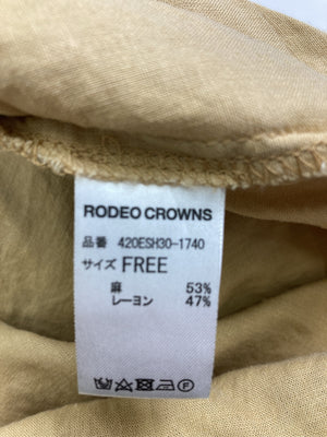 RODEO CROWNS/ロデオクラウンズ/シャツ/ブラウス/トップス/ベージュ/FREE