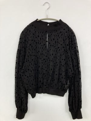 ZARA/ザラ/シャツ/ブラウス/トップス/ブラック/XS