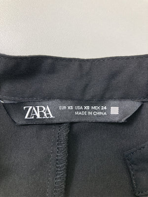 ZARA/ザラ/シャツワンピース/ワンピース/ドレス/ブラック/XS