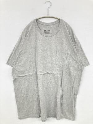 Hanes/ヘインズ/Tシャツ/カットソー/トップス/グレー/2XL