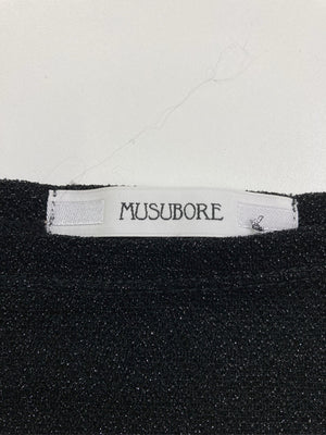 MUSUBORE/ムスボレ/Tシャツ/カットソー/トップス/ブラック/F