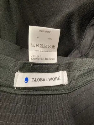 GLOBAL WORK/グローバルワーク/バケットハット/帽子/ブラック/表記無し