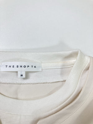 THE SHOP TK/ザショップティーケー/Tシャツ/カットソー/トップス/ホワイト/M