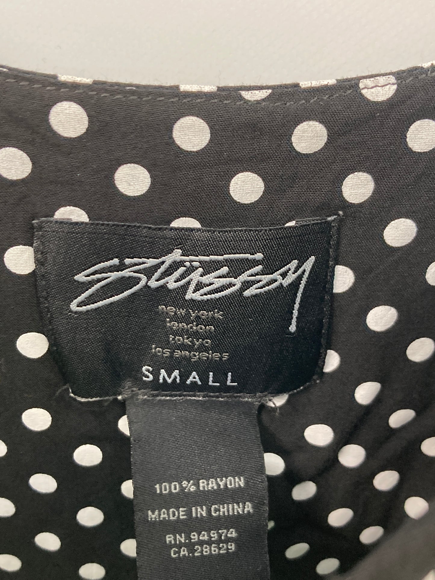 stussy/ステューシー/ワンピース/ブラック/S