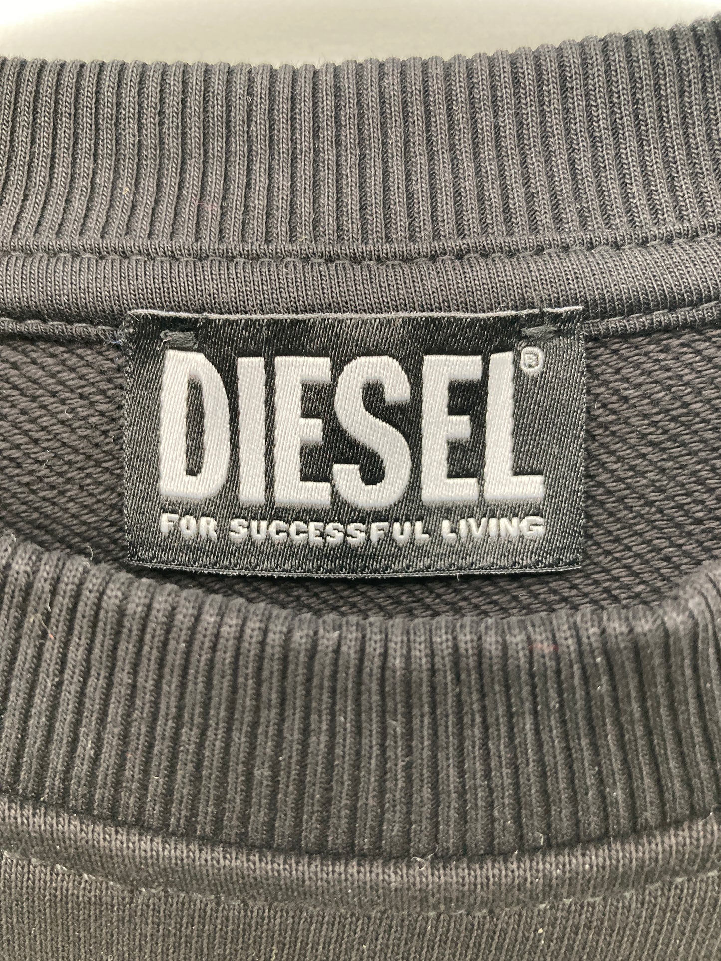 DIESEL/ディーゼル/スウェット/トップス/ブラック/XS