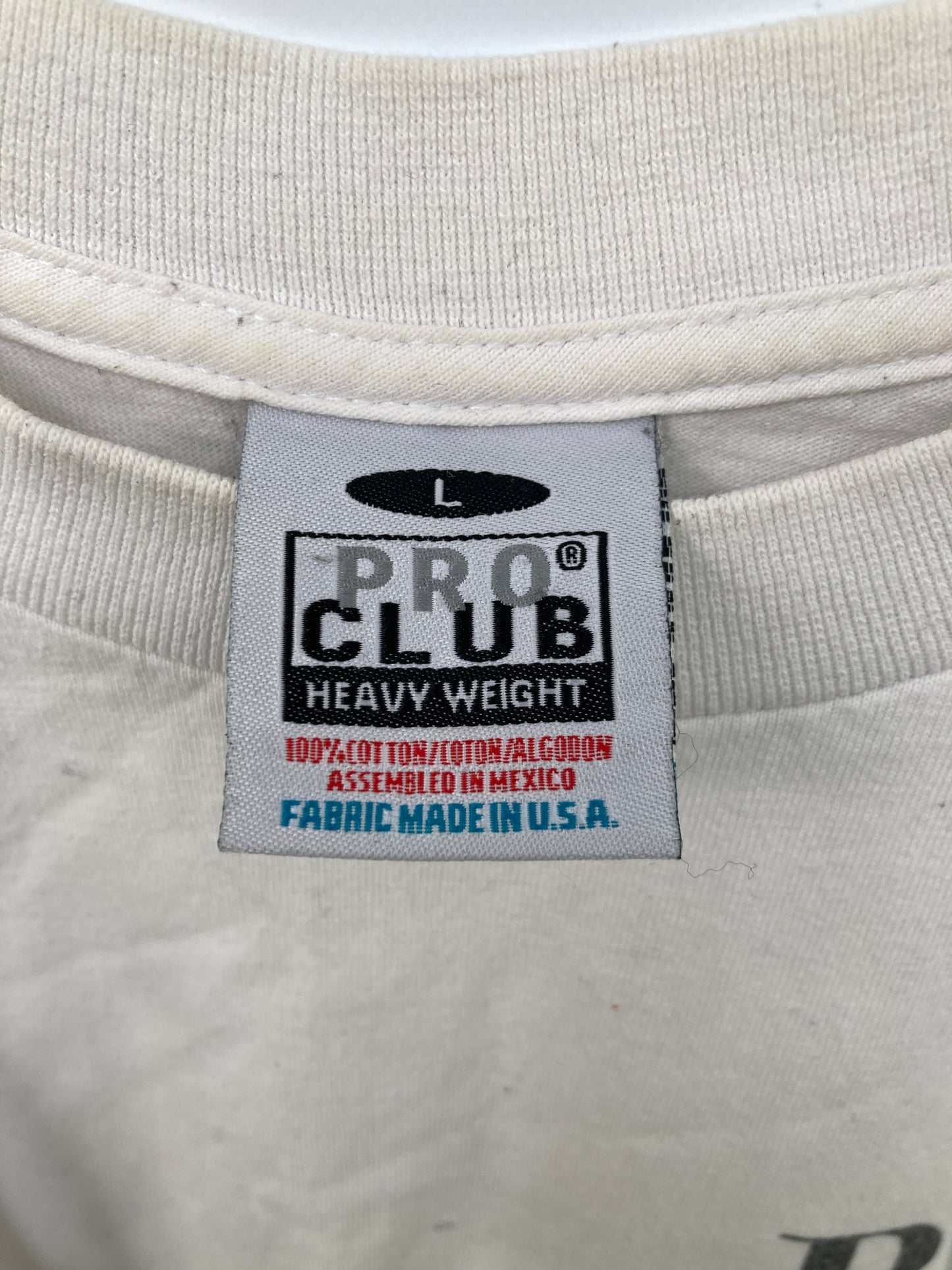 PRO CLUB/プロクラブ/Tシャツ/カットソー/トップス/ホワイト/L