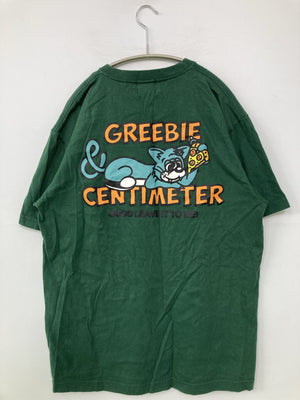 centimeter/センチメートル/Tシャツ/カットソー/トップス/グリーン/XL