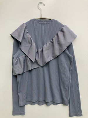 SUGAR SPOON/シュガースプーン/Tシャツ/カットソー/トップス/スカイブルー/F