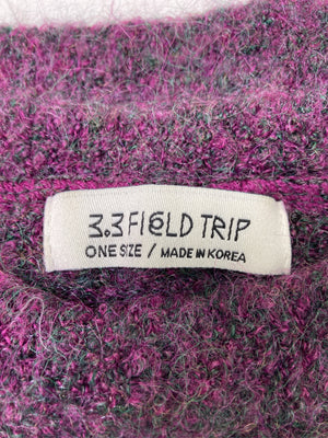 3。3 FIELD TRIP/ニット/セーター/トップス/ピンク/ONE SIZE