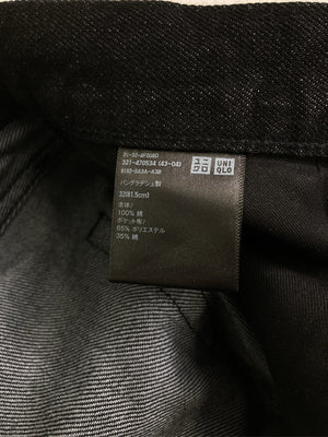 UNIQLO/ユニクロ/デニムパンツ/パンツ/ブラック/32