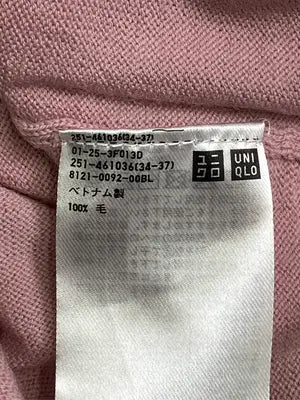 UNIQLO/ユニクロ/ニット/セーター/トップス/ピンク/S