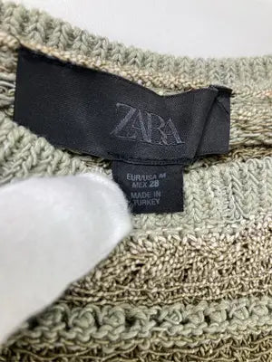 ZARA/ザラ/ニット/セーター/トップス/グリーン/M